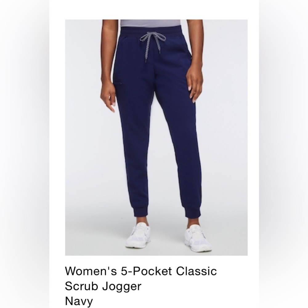 Navy scrub pants